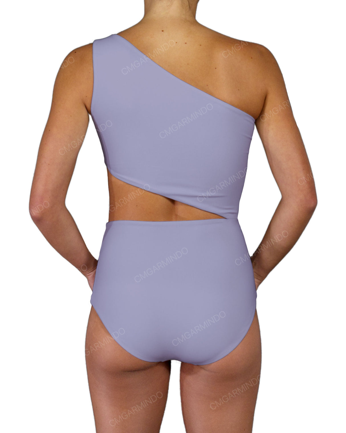 One Shoulder Cut Out One Piece