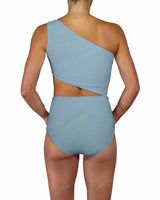 One Shoulder Cut Out One Piece