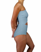 One Shoulder Cut Out One Piece