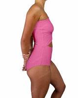 One Shoulder Cut Out One Piece