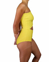 One Shoulder Cut Out One Piece