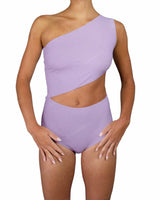 One Shoulder Cut Out One Piece