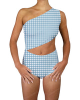One Shoulder Cut Out One Piece