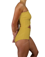 One Shoulder Cut Out One Piece