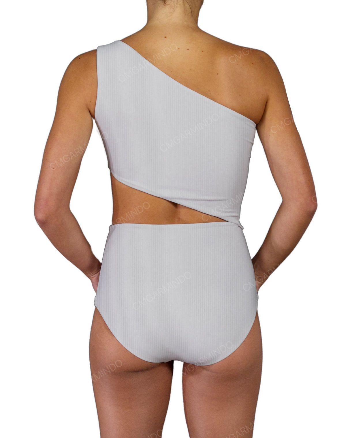 One Shoulder Cut Out One Piece