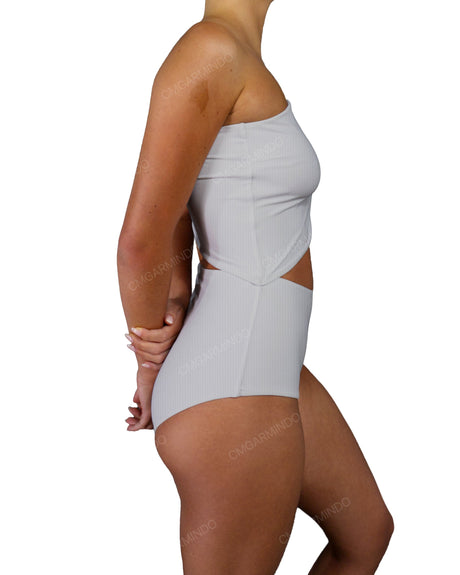 One Shoulder Cut Out One Piece