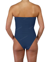 Triple Ring Strapless One Piece