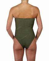 Triple Ring Strapless One Piece
