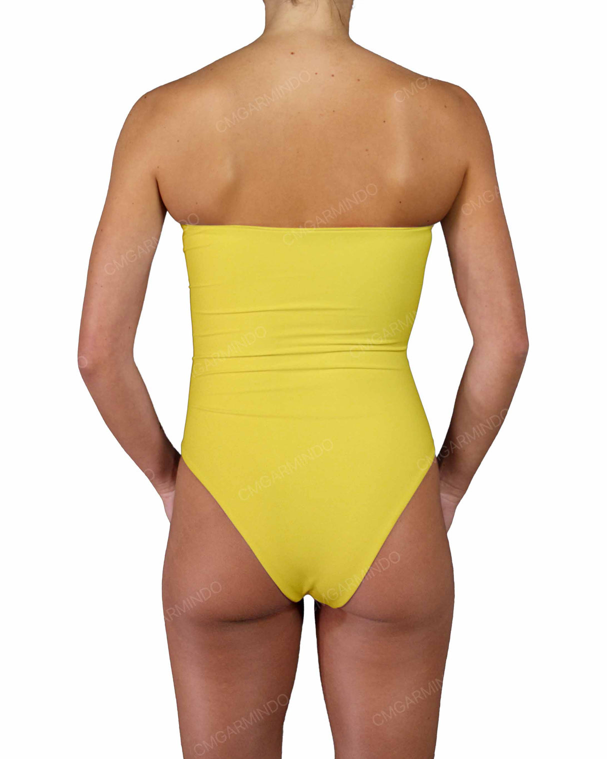 Triple Ring Strapless One Piece