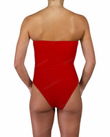 Triple Ring Strapless One Piece