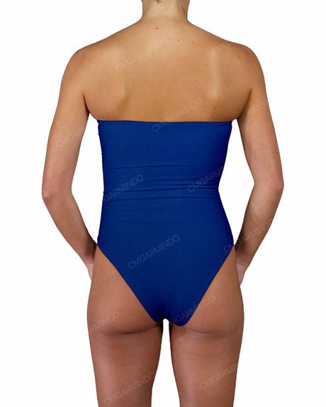 Triple Ring Strapless One Piece