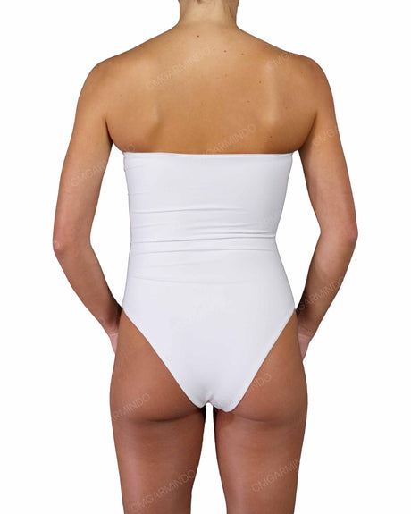 Triple Ring Strapless One Piece