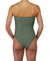 Triple Ring Strapless One Piece