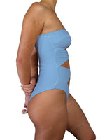 Triple Ring Strapless One Piece
