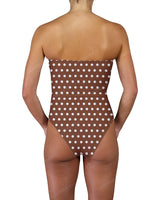 Triple Ring Strapless One Piece
