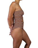 Triple Ring Strapless One Piece