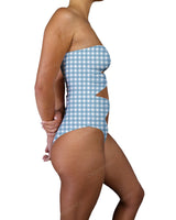 Triple Ring Strapless One Piece