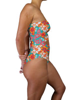 Triple Ring Strapless One Piece