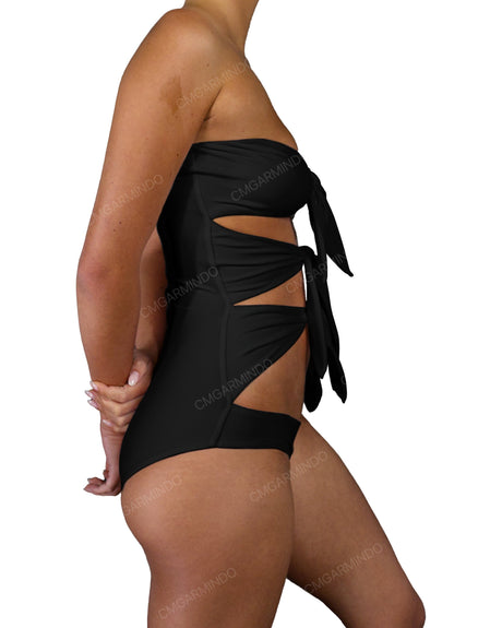 Triple Knot Strapless One Piece