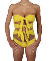 Triple Knot Strapless One Piece