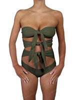 Triple Knot Strapless One Piece