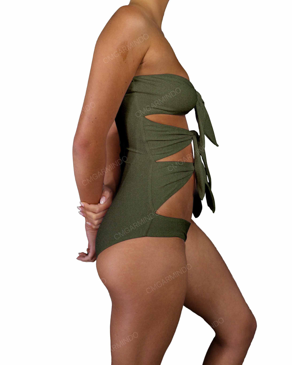 Triple Knot Strapless One Piece