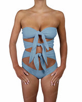 Triple Knot Strapless One Piece