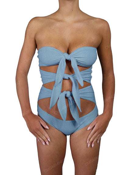 Triple Knot Strapless One Piece