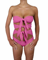 Triple Knot Strapless One Piece