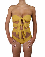 Triple Knot Strapless One Piece