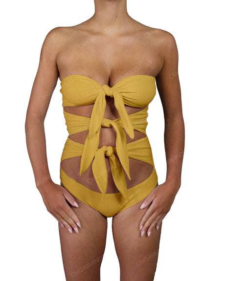 Triple Knot Strapless One Piece