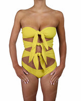 Triple Knot Strapless One Piece