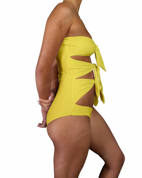 Triple Knot Strapless One Piece