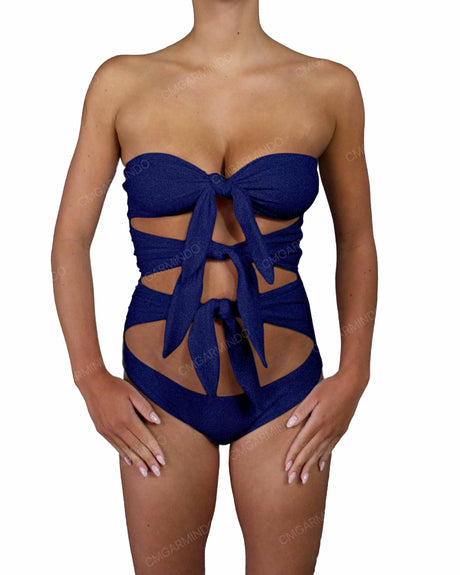 Triple Knot Strapless One Piece