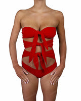 Triple Knot Strapless One Piece