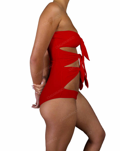 Triple Knot Strapless One Piece