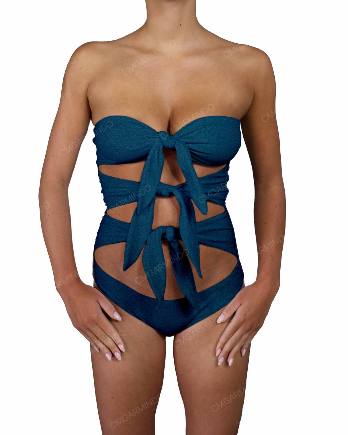 Triple Knot Strapless One Piece