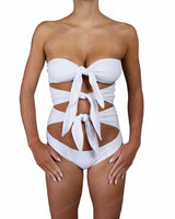 Triple Knot Strapless One Piece