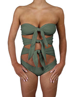 Triple Knot Strapless One Piece