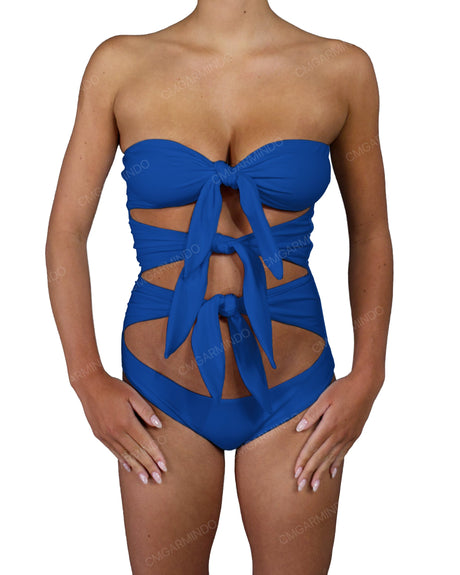 Triple Knot Strapless One Piece