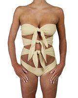 Triple Knot Strapless One Piece
