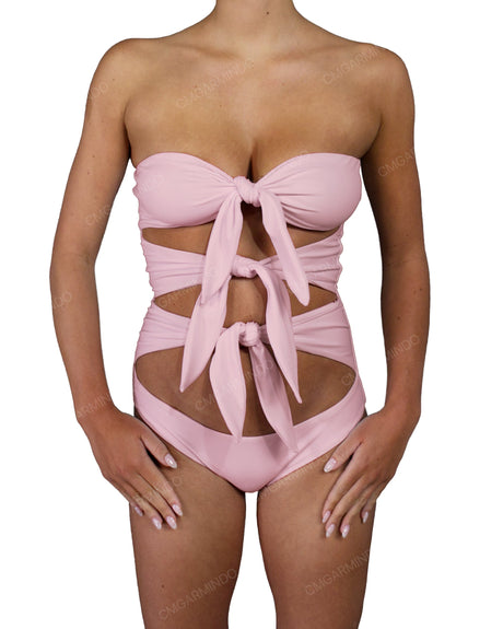 Triple Knot Strapless One Piece