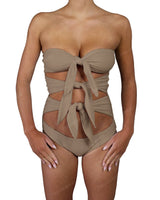 Triple Knot Strapless One Piece