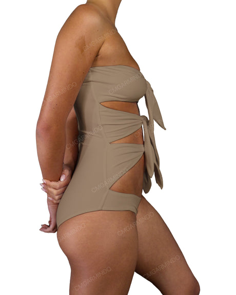 Triple Knot Strapless One Piece