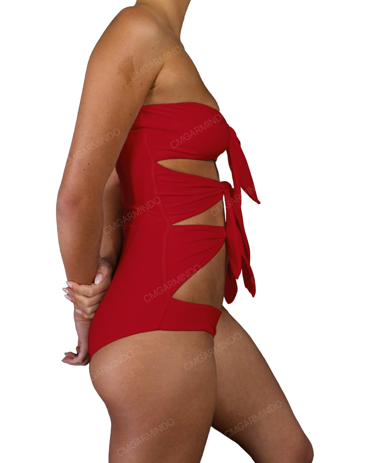 Triple Knot Strapless One Piece