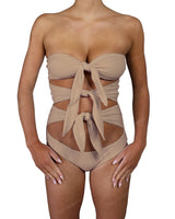 Triple Knot Strapless One Piece