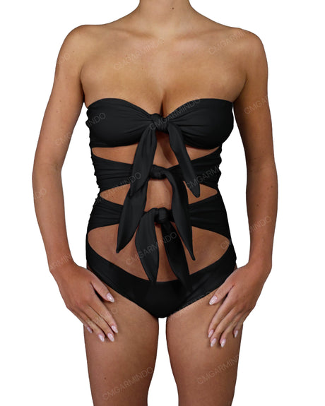 Triple Knot Strapless One Piece