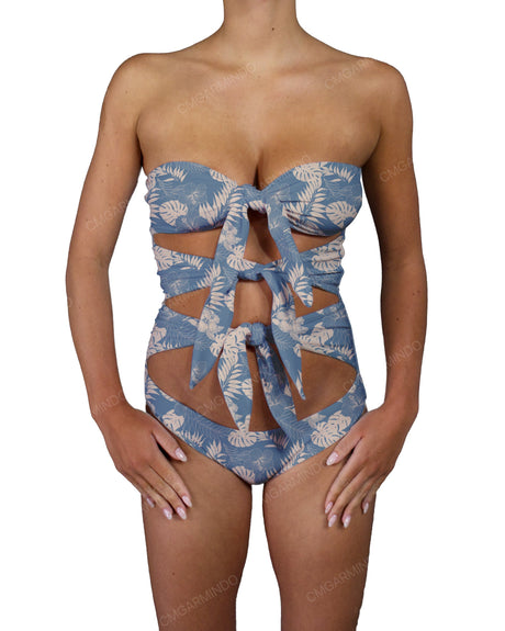 Triple Knot Strapless One Piece