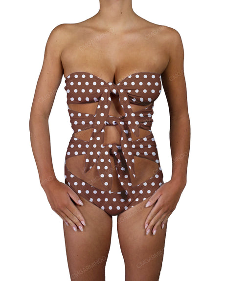 Triple Knot Strapless One Piece