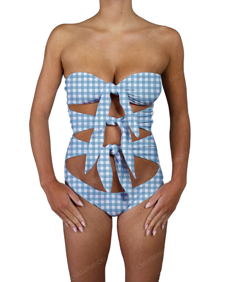 Triple Knot Strapless One Piece